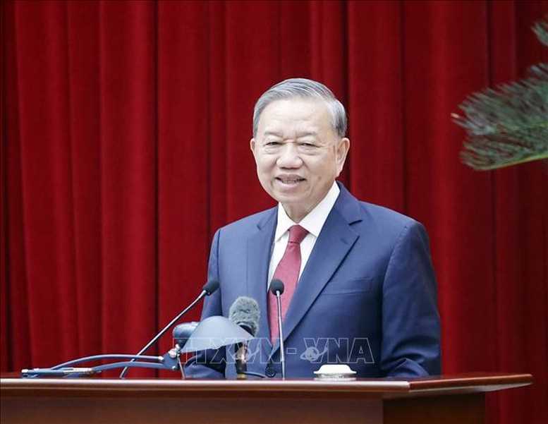 Toàn văn phát biểu của Tổng Bí thư Tô Lâm tại buổi gặp mặt các Tiểu ban chuẩn bị Đại hội XIV và Ban Chỉ đạo tổng kết 40 năm đổi mới